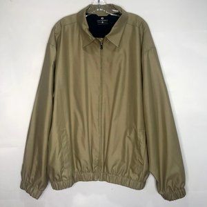 Golf America Men’s Jacket sz XXL Windbreaker Khaki